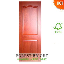 Mahogany Wood Veneer MDF Panel Door